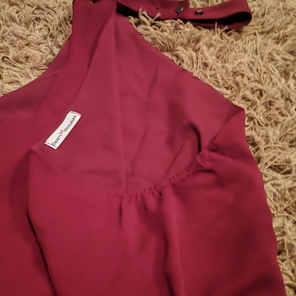 Dainty Hooligan Maroon Mini Dress - Picture 4 of 5